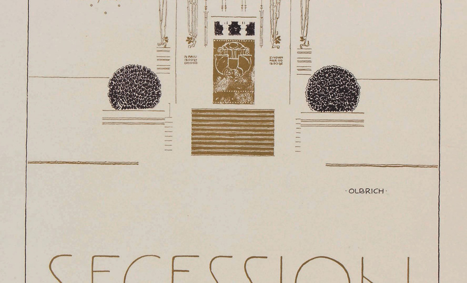 Joseph Maria Olbrich, Poster for the 2nd exhibition of the Vienna Secession Building © Hessisches Landesmuseum Darmstadt