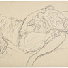 Gustav Klimt, Liegende in unterwäsche mit gespreizten Beinen und rückwärts gelegtem Kopf, masturbierend, 1916/17 © Leopold Museum, Wien, Inv. 1355