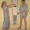 KOLOMAN MOSER, The Lovepotion (Tristan and Isolde), 1913/1915 © Leopold, Private Collection, Foto: Leopold Museum, Vienna