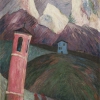 MARIANNE VON WEREFKIN, Church Tower, c. 1912 © On loan from a Distinguished European Collection, Photo: Leopold Museum, Vienna