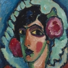 ALEXEJ VON JAWLENSKY, Large Female Head (Manola), c. 1913 © On loan from a Distinguished European Collection, Photo: Leopold Museum, Vienna