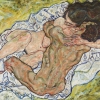 Egon Schiele, Die Umarmung, 1917 © Belvedere, Wien, Foto: Belvedere, Wien/Johannes Stoll