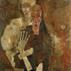 EGON SCHIELE, Self-Seers II (Death and Man), 1911 © Leopold Museum, Vienna | Photo: Leopold Museum, Vienna EGON SCHIELE, Self-Seers II (Death and Man), 1911 © Leopold Museum, Vienna | Photo: Leopold Museum, Vienna
