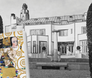 Palais Stoclet, Brüssel und Cover Katalog Tobias G. Natter (Hg.), Gustav Klimt. Sämtliche Gemälde, Taschen © Taschen