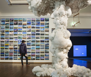 Einblick in die Ausstellung "Wolken" © Bildit