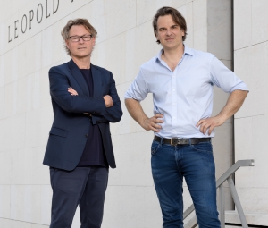 Hans-Peter Wipplinger und Moritz Stipsicz, Direktoren des Leopold Museum © Leopold Museum, Wien 2021 | Foto: Ouriel Morgensztern