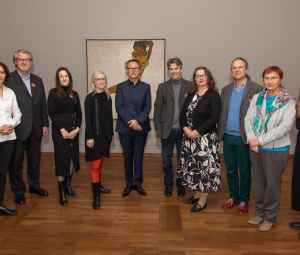 Régine Bonnefoit, Philipp Blom, Simone Hönigl, Kerstin Jesse, Hans-Peter Wipplinger, Alexander Klee, Alexander Matzner, Tobias Burg, Ulrike Emberger, Laura Feurle © Leopold Museum, Wien/APA-Fotoservice/Tanzer