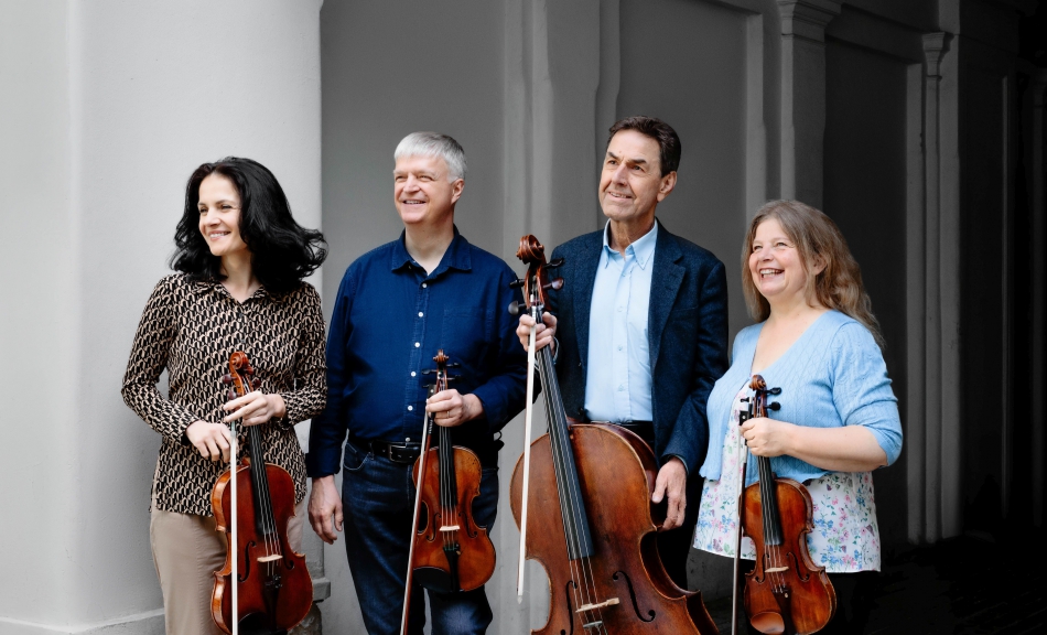 Maria Kubizek, Violine  Markus Hoffmann, Violine Marta Potulska, Viola Rudolf Leopold, Violoncello © Leopold Museum